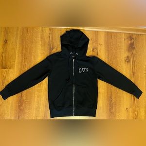 Cats Sweatshirt Zip Up Hoodie Original CATS Merchandise Broadway Musical UnisexS